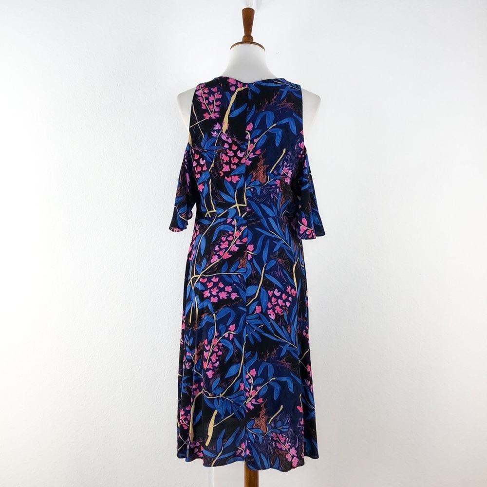 Maeve By Anthropologie Navy Floral Print Dress - Picture 5 of 8